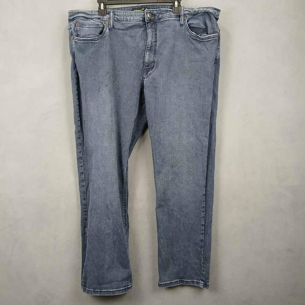 Urban Star Jeans Mens 44x30 Blue Denim‎ Cotton Stretch Mid Rise Straight Leg